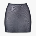 black skirt lingerie