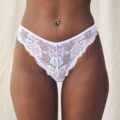 classic lace thong