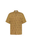 Brown shirt with camel embroidery