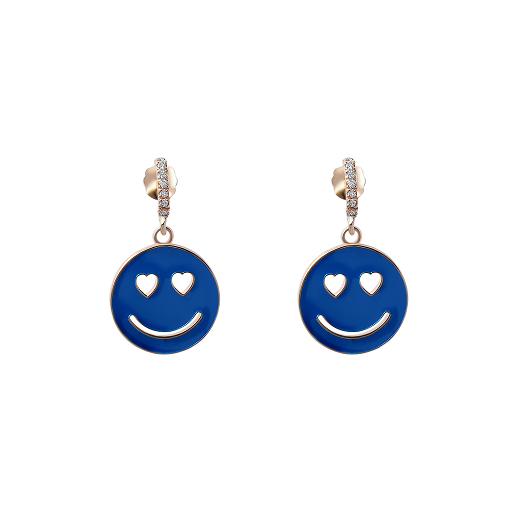 Earrings Emoji Collection – Blue